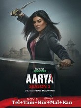 Aarya (2024) HDRip Season 3 Episodes [05-08] [Telugu + Tamil + Hindi + Malayalam + Kannada] Watch Online Free