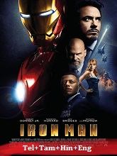 Iron Man (2008) BRRip Original [Telugu + Tamil + Hindi + Eng] Dubbed Movie Watch Online Free